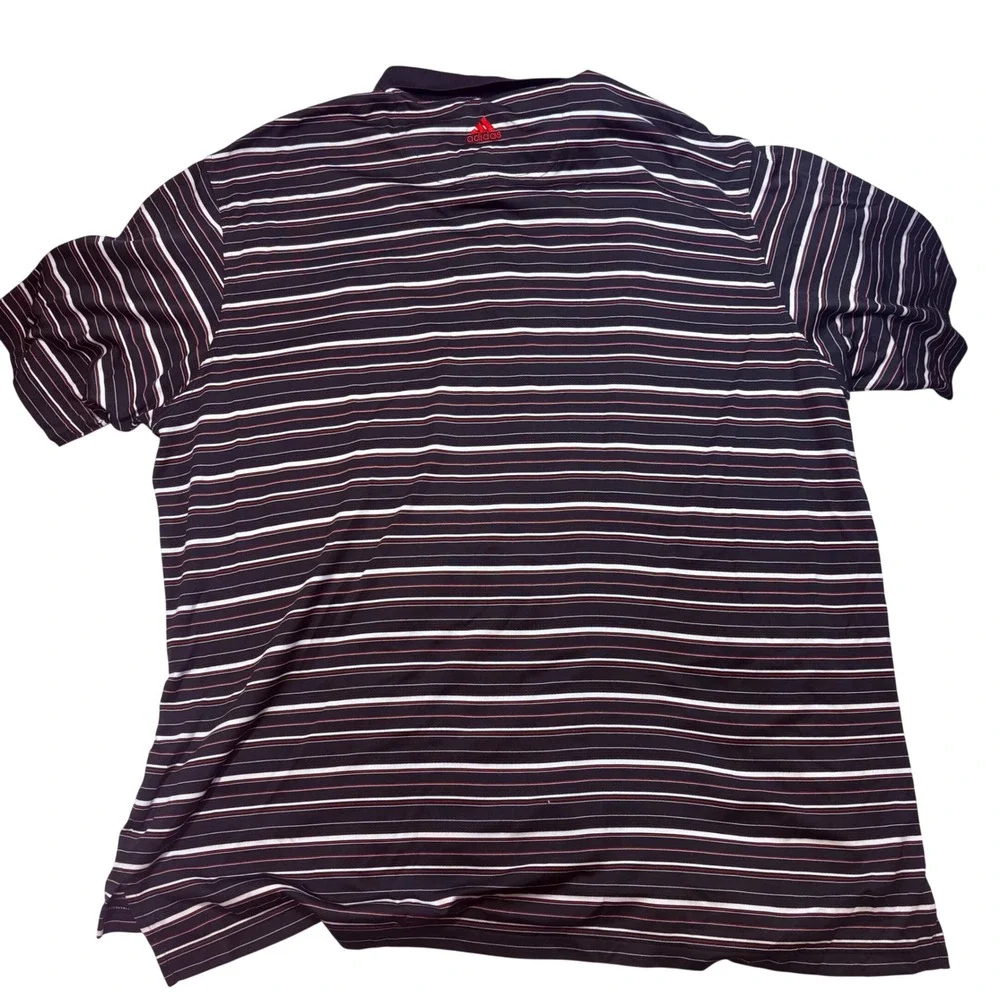 Adidas South Carolina Gamecocks Mens‎ Striped Polo Shirt Black Red XL 5011